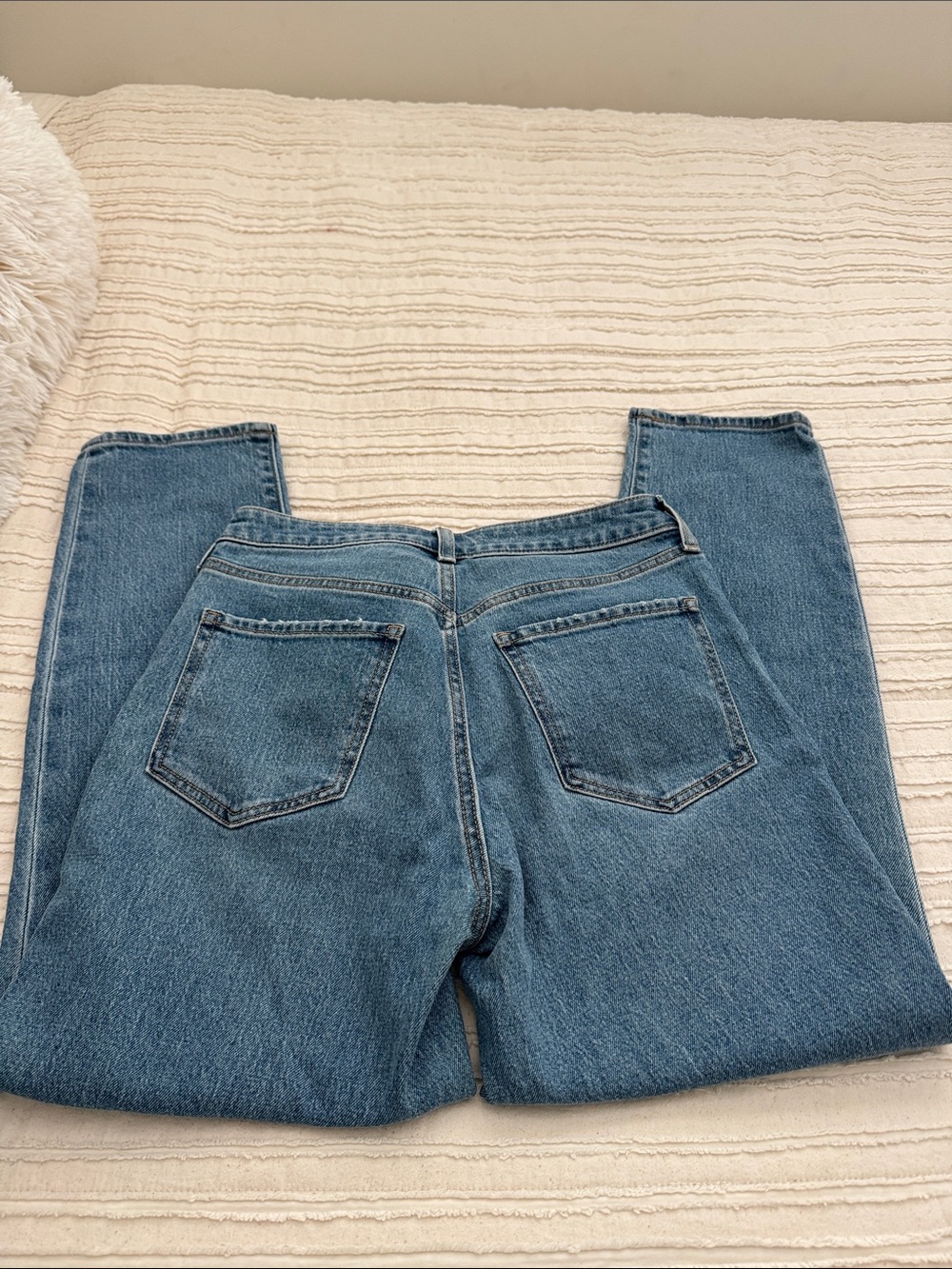 Old Navy Blue Straight-Leg Jeans
